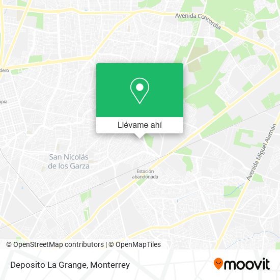 Mapa de Deposito La Grange