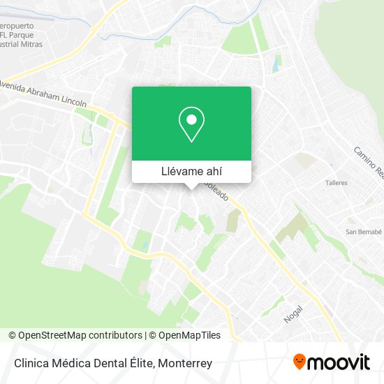 Mapa de Clinica Médica Dental Élite