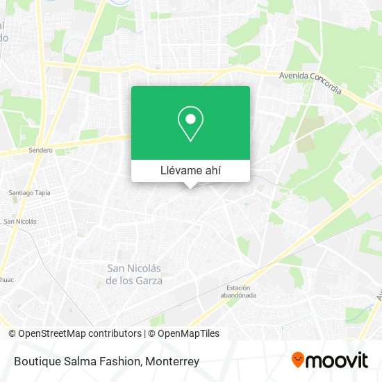 Mapa de Boutique Salma Fashion