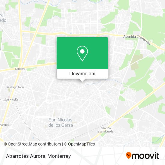 Mapa de Abarrotes Aurora