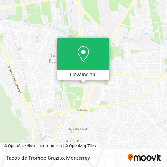 Mapa de Tacos de Trompo Cruzito