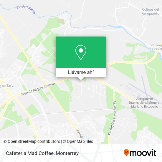 Mapa de Cafeteria Mad Coffee