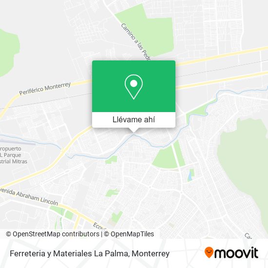 Mapa de Ferreteria y Materiales La Palma