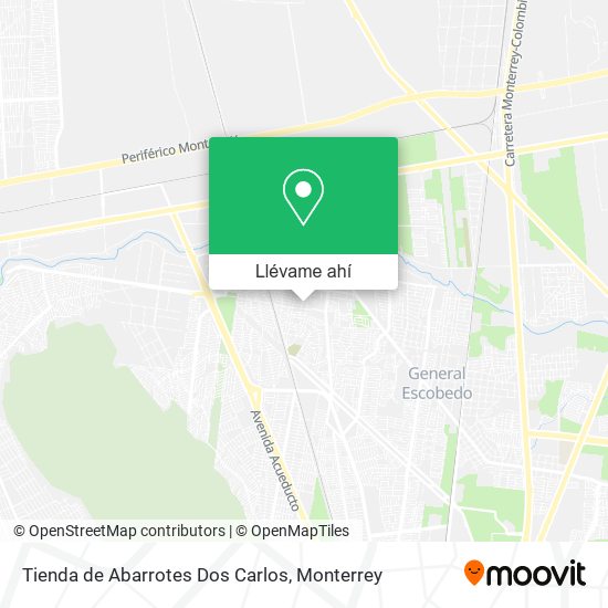 Mapa de Tienda de Abarrotes Dos Carlos