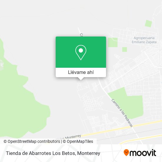 Mapa de Tienda de Abarrotes Los Betos