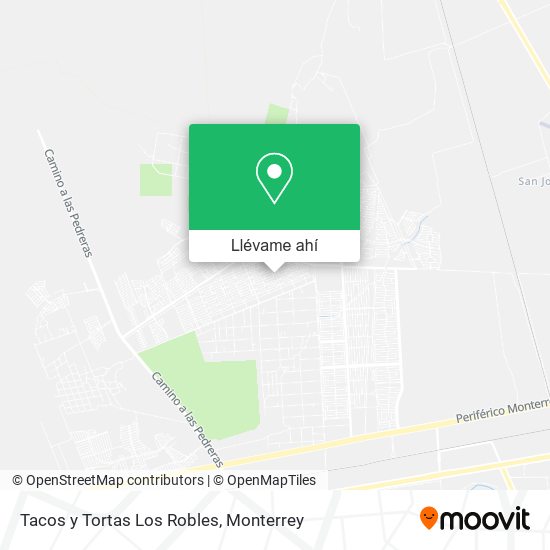 Mapa de Tacos y Tortas Los Robles