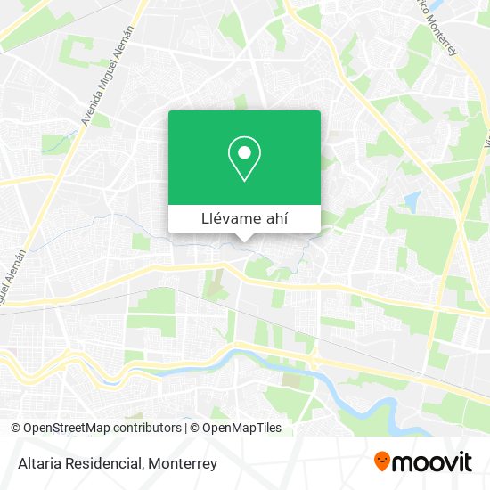 Mapa de Altaria Residencial