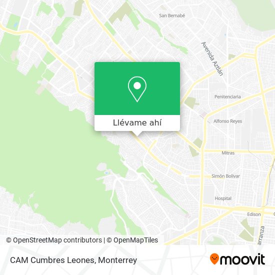 Cómo llegar a CAM Cumbres Leones en Monterrey en Autobús o Metrorrey?