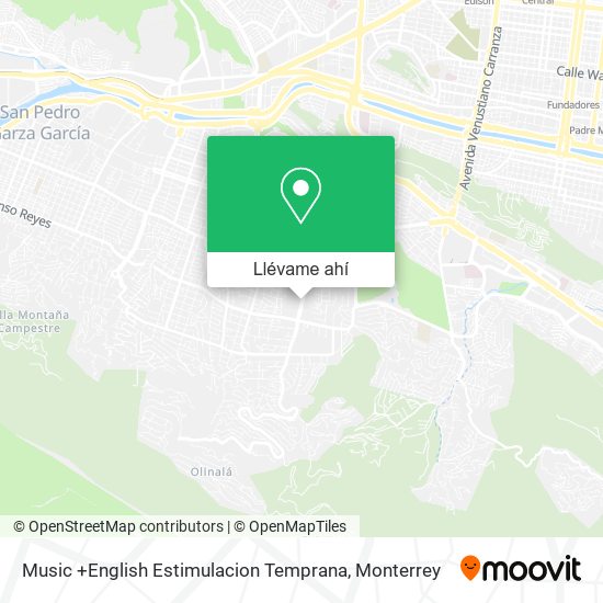 Mapa de Music +English Estimulacion Temprana