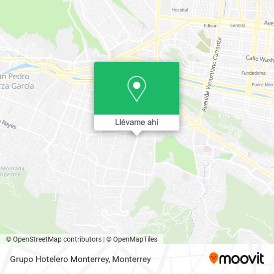 Mapa de Grupo Hotelero Monterrey