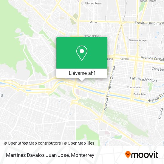 Mapa de Martinez Davalos Juan Jose