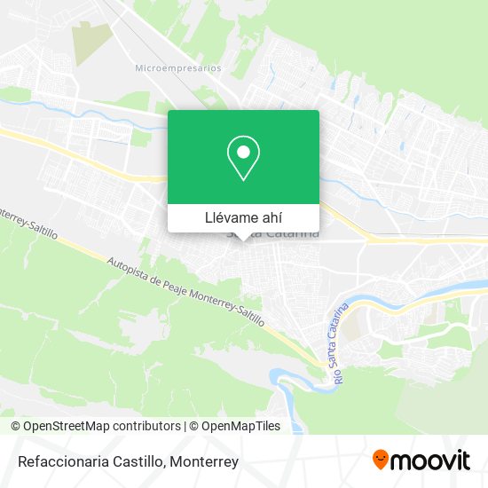 Mapa de Refaccionaria Castillo