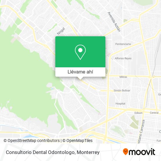 Mapa de Consultorio Dental Odontologo