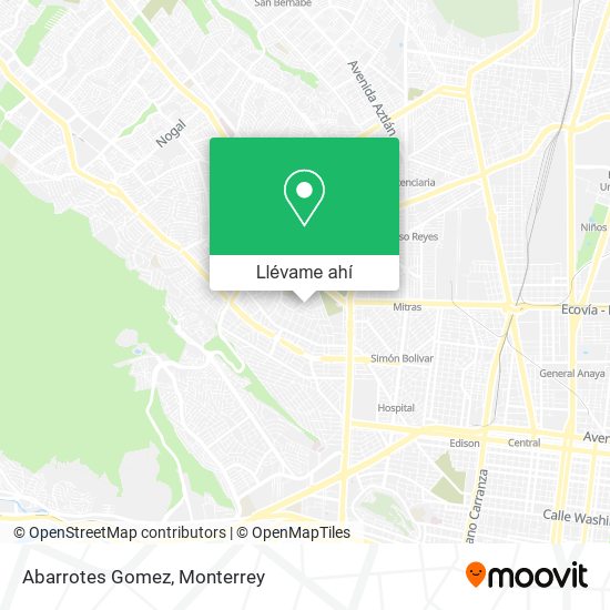 Mapa de Abarrotes Gomez