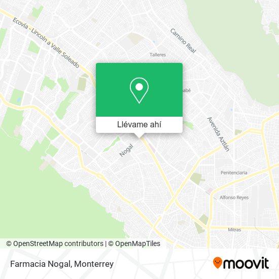 Mapa de Farmacia Nogal