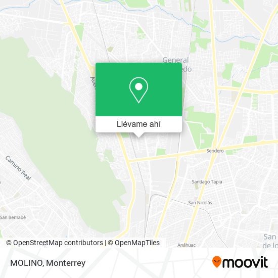 Mapa de MOLINO