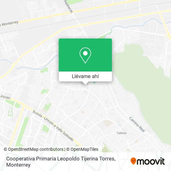 Mapa de Cooperativa Primaria Leopoldo Tijerina Torres