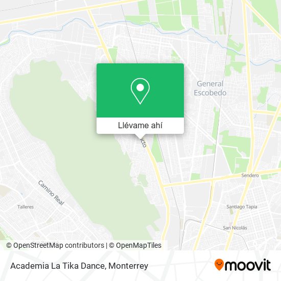 Mapa de Academia La Tika Dance