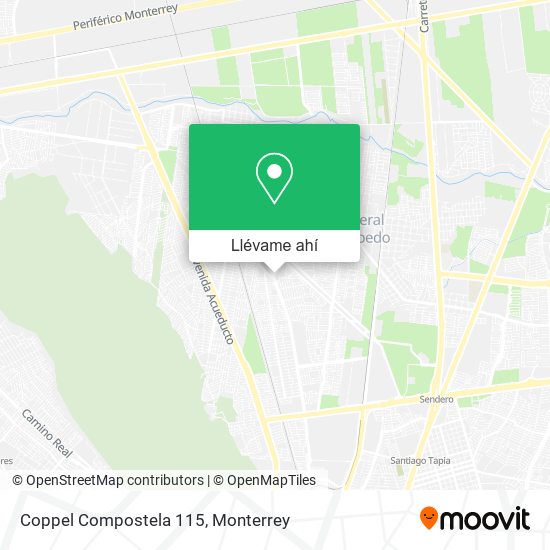 Mapa de Coppel Compostela 115