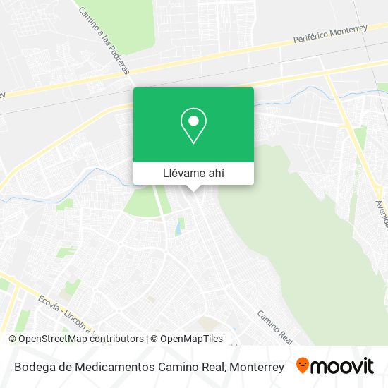 Mapa de Bodega de Medicamentos Camino Real