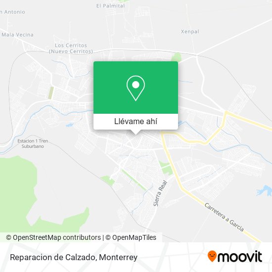 Mapa de Reparacion de Calzado