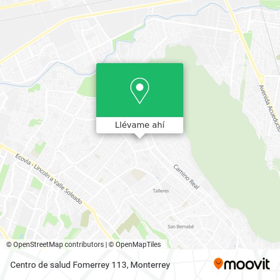 Cómo llegar a Centro de salud Fomerrey 113 en Monterrey en Autobús o  Metrorrey?