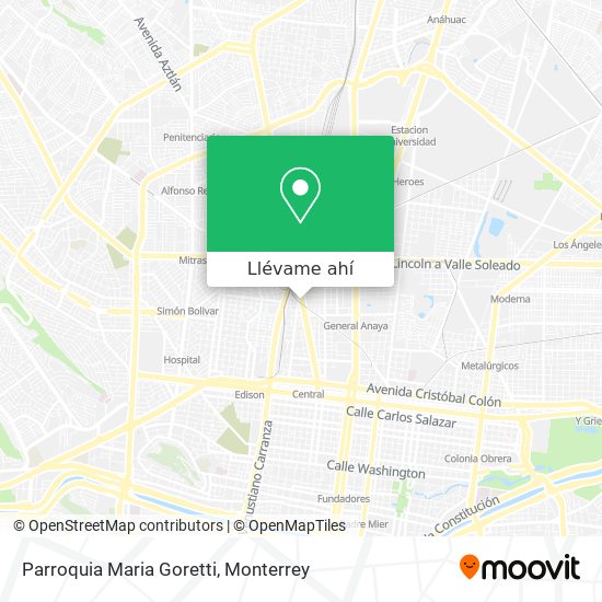 Cómo llegar a Parroquia Maria Goretti en Monterrey en Autobús o Metrorrey?