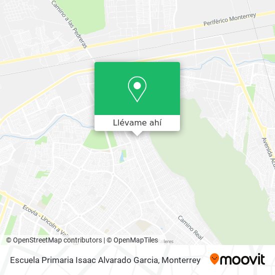 Mapa de Escuela Primaria Isaac Alvarado Garcia