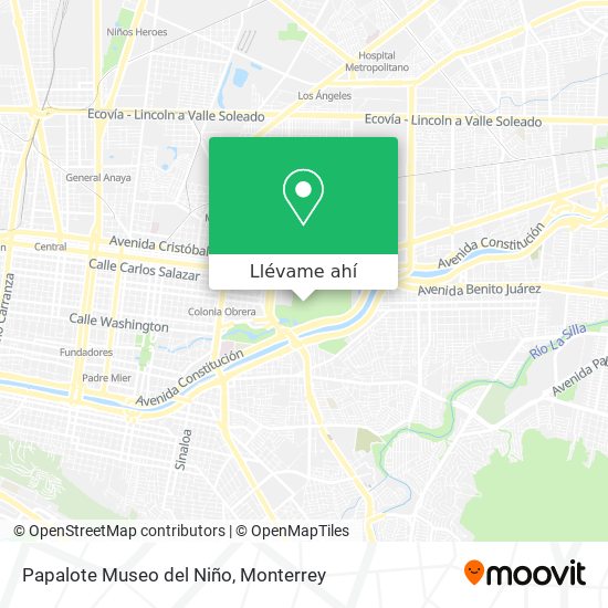 Cómo llegar a Papalote Museo del Niño en Monterrey en Autobús o Metrorrey?