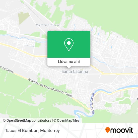 Mapa de Tacos El Bombón