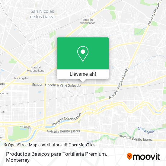 Mapa de Productos Basicos para Tortillería Premium