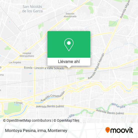 Mapa de Montoya Pesina, irma
