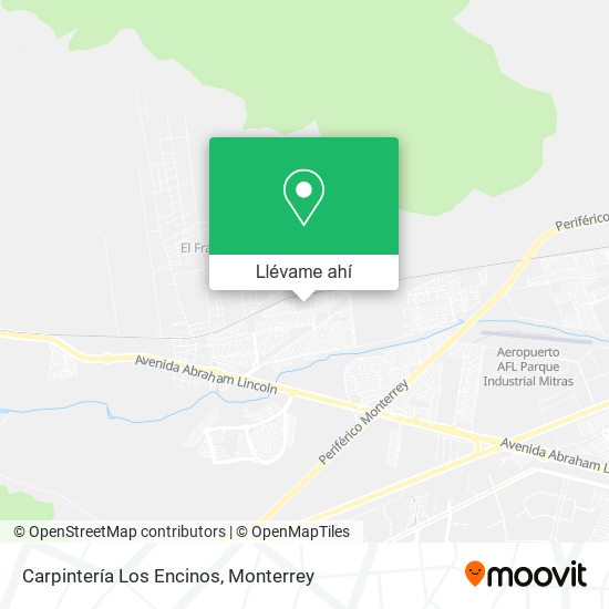 Mapa de Carpintería Los Encinos