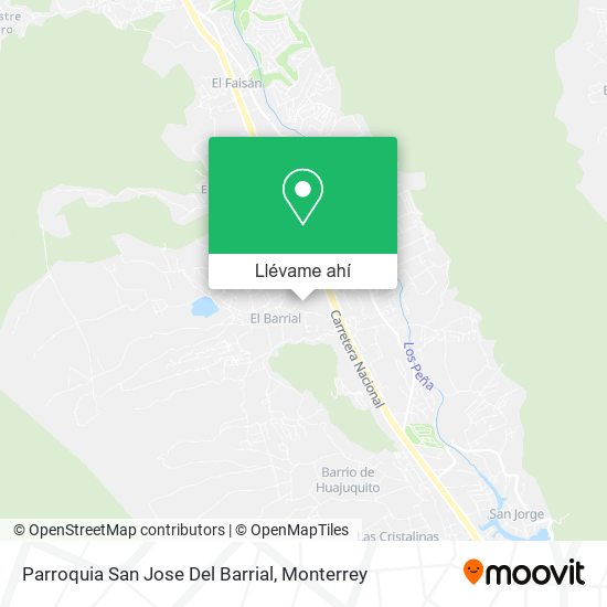 Mapa de Parroquia San Jose Del Barrial