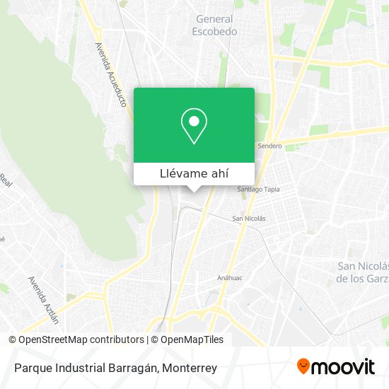 Mapa de Parque Industrial Barragán