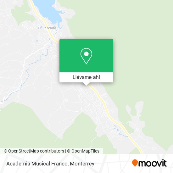 Mapa de Academia Musical Franco