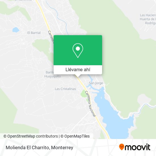 Mapa de Molienda El Charrito