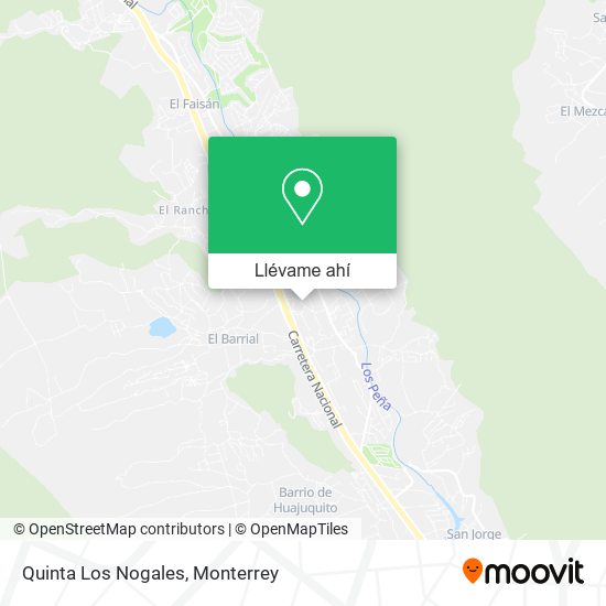 Mapa de Quinta Los Nogales