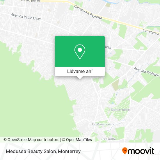 Mapa de Medussa Beauty Salon