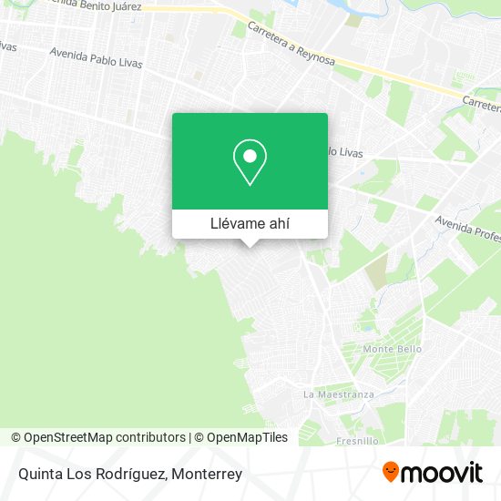 Mapa de Quinta Los Rodríguez