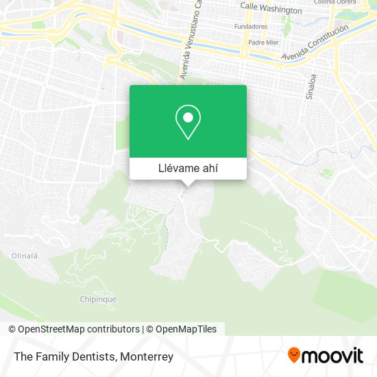 Mapa de The Family Dentists