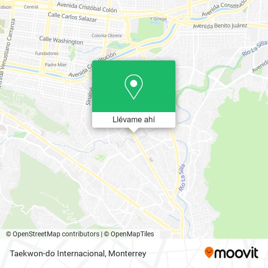 Mapa de Taekwon-do Internacional