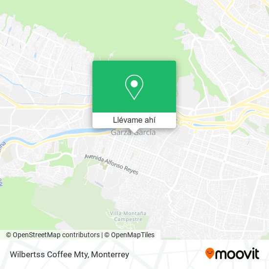 Mapa de Wilbertss Coffee Mty