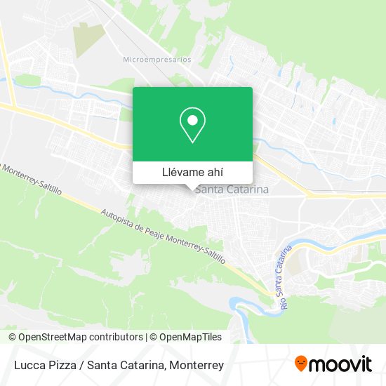 Mapa de Lucca Pizza / Santa Catarina