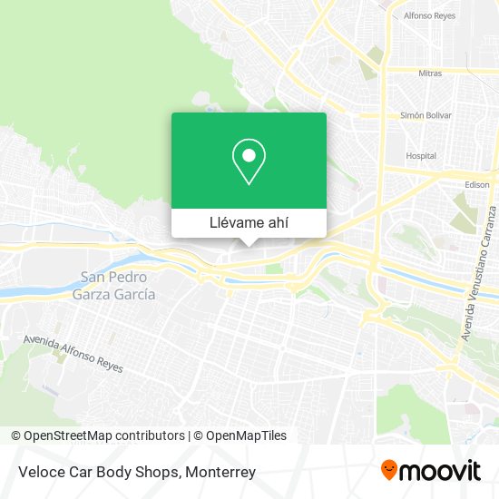 Mapa de Veloce Car Body Shops