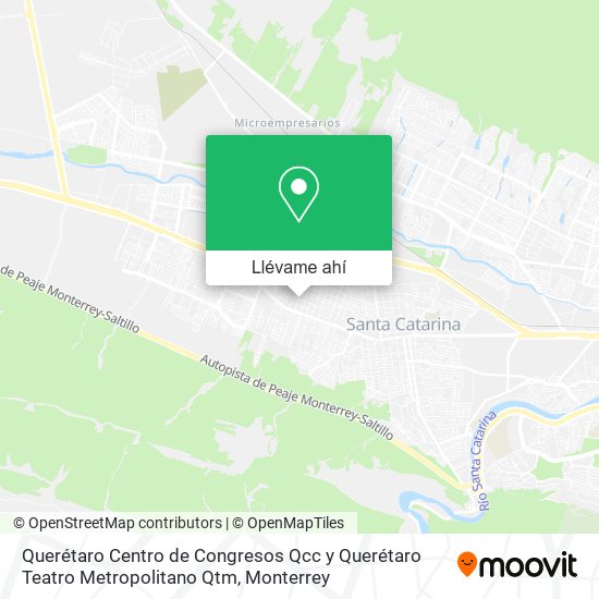 Mapa de Querétaro Centro de Congresos Qcc y Querétaro Teatro Metropolitano Qtm