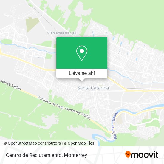 Mapa de Centro de Reclutamiento