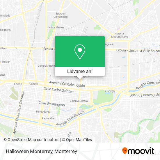Mapa de Halloween Monterrey