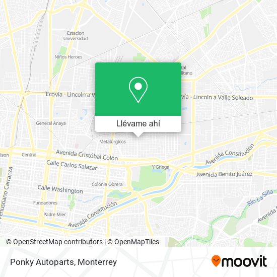 Mapa de Ponky Autoparts