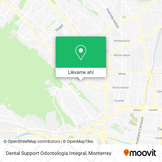 Mapa de Dental Support Odontología Integral